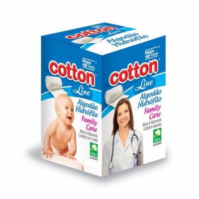 Algodão Hidrófilo Cotton Line Caixa 50g