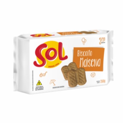 Biscoito Sol Maisena 350gr