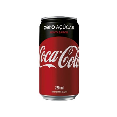 Refrigerante Coca Cola Lata Zero Sleek 220ml