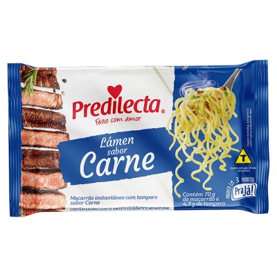 Macarrão Instantâneo Predilecta Carne 74,3g