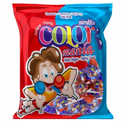 Pirulito Simonetto Chamby Colormania Sortido 500g