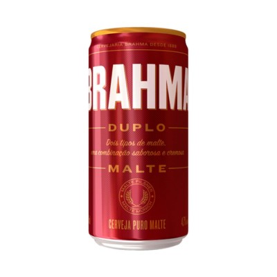 Cerveja Brahma Duplo Malte Lata 269ml