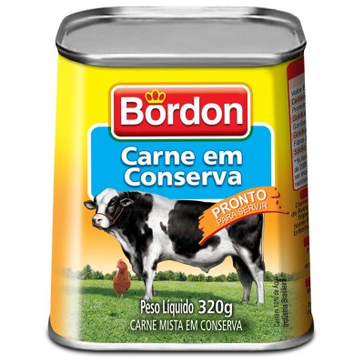 Carne Mista Em Conserva Bordon 320gr