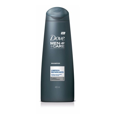 Shampoo Cafeína Fortificante + Oxygen Charge Dove Men+Care Limpeza Refrescante Frasco 400ml