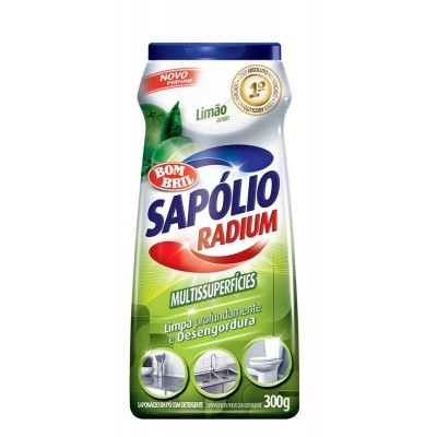 Sapolio Bombril Radium Po Limao 300gr