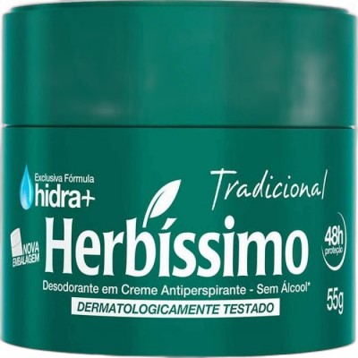 Desodorante Creme Herbissimo Acqua Force 55g