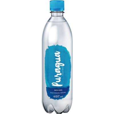 Água Mineral Sem Gás Puragua Pet 497ml