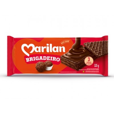 Biscoito Marilan Wafer Brigadeiro 80gr