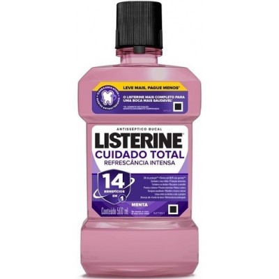 Enchagante bucal Listerine Cuidado Total 250 ml