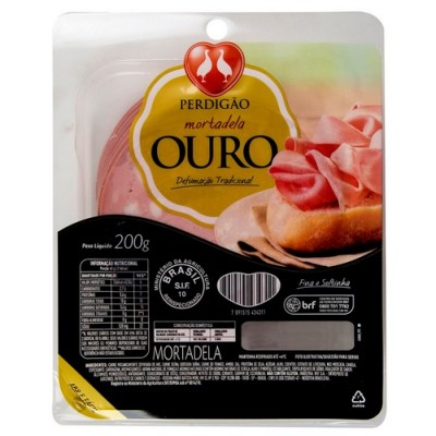 Mortadela Fatiada Ouro Perdigao 200gr