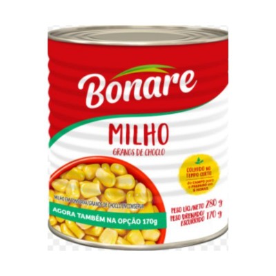 Milho Verde Em Conserva Bonare Lata 170gr