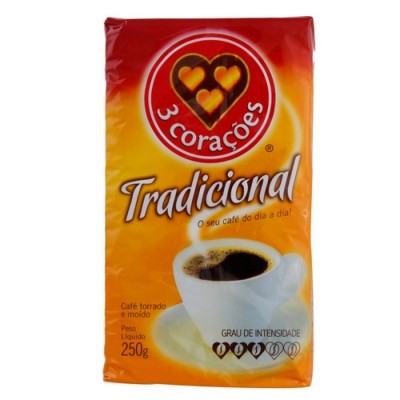 Cafe 3 Coracoes Tradicional Vacuo 250gr