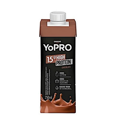 Bebida Lactea Yopro Chocolate Edge 15g Hp 250ml