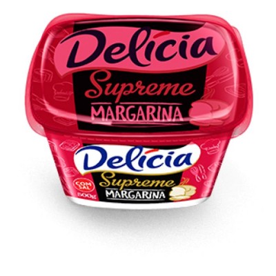 Margarina Delicia Supreme Com Creme De Leite Com Sal 500gr