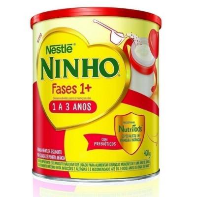 Leite Em Po Ninho Fases 1+ Crescimento Prebio 400gr