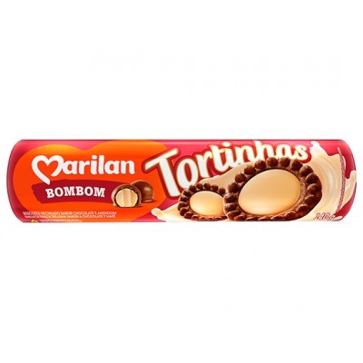 Biscoito Marilan Tortinhas Bombom 140gr