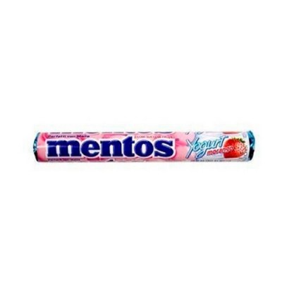 Goma Mentos Stick Morango Yogurt 37,5gr