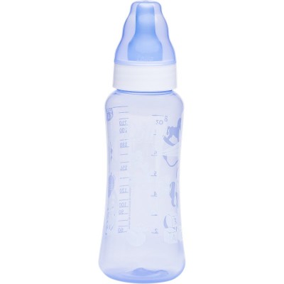 Mamadeira Lolly Bico Redondo Color Azul Copo Treinamento  240ml