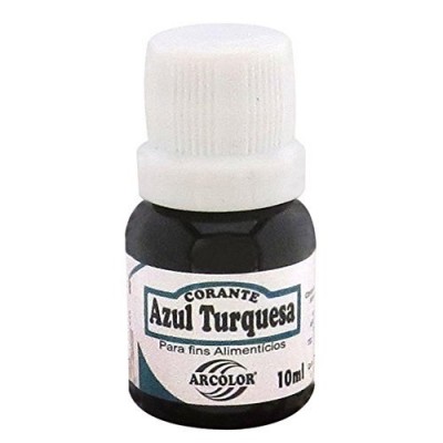 Corrante Para Bolo Arcolor Fc Azul Turquesa 10ml