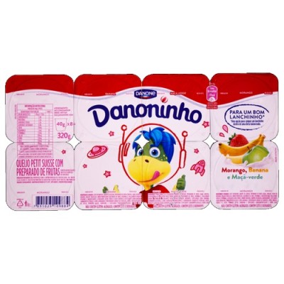 Danoninho Morango Banana Maca 320gr