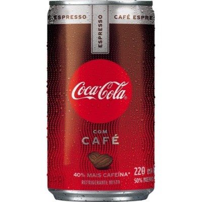 Refrigerante Coca Cola Plus  Cafe Sleek Lata 220ml