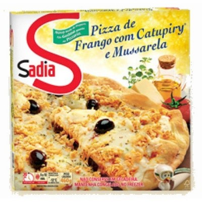 Pizza Frango Catupiry Mussarela Sadia