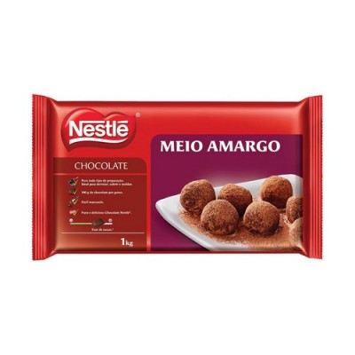 Chocolate Nestle Barra Meio Amargo 1kg