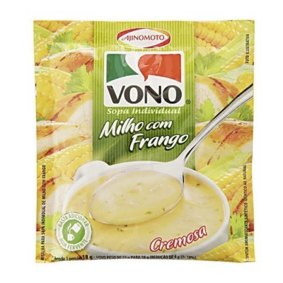 Sopa Vono Milho Com Frango 18gr