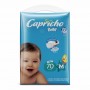 Fralda Descartável Infantil Baby Hiper 70un M (5kg A 10kg)