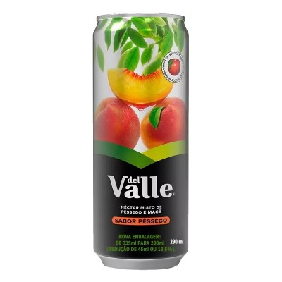 SUCO DEL VALLE PESSEGO LATA 290ML