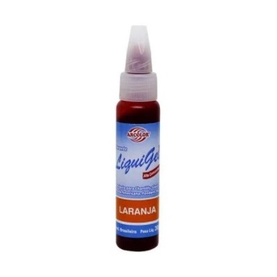 Corrante Para Bolo Liquidouigel Arcolor Laranja 30gr