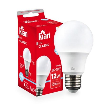 Lampada Led 12w Bivolt Kian