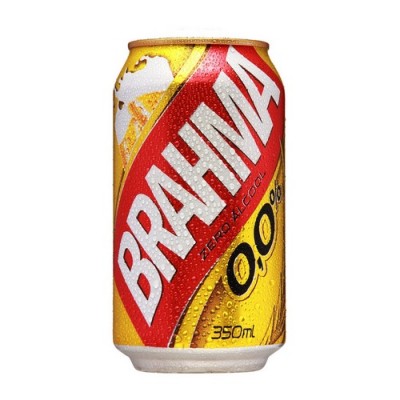 Cerveja Zero Álcool Brahma Lata 350ml