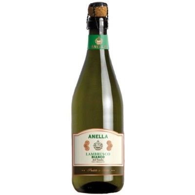 Vinho Italiano Frisante Branco Suave Anella Andreani Lambrusco Dell emilia Garrafa 750ml