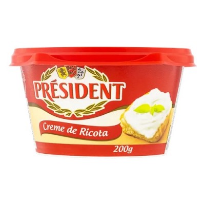 CREME DE RICOTA PRESIDENT TRADIC 200GR