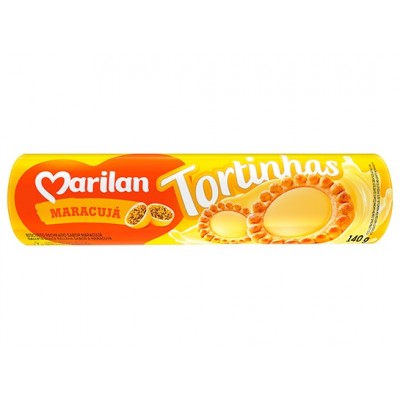 BISC MARILAN TORTINHAS MARACUJA 140GR