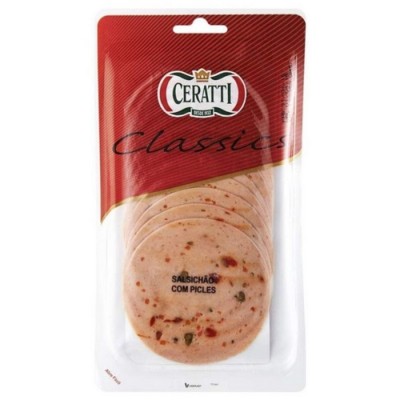 Salsicha Fatiada Com Picles Ceratti 100gr