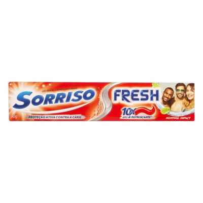 Creme Dental Sorriso Fresh Menthol 90g 