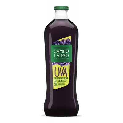 Suco Integral Uva Tinto Campo Largo Garrafa 1,5l