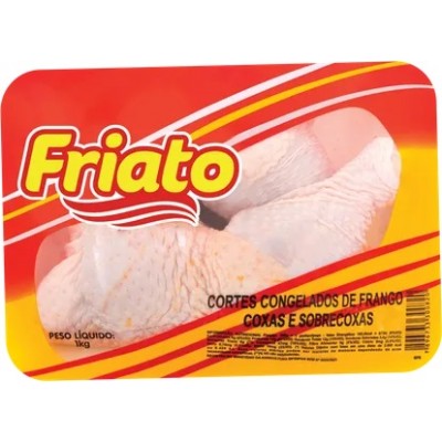 Coxa Sobrecoxa de Frango Friato Sem Osso Congelado Aprox.1kg