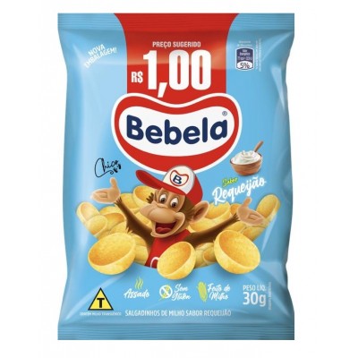 SALGADINHO BEBELA REQUEIJAO 30G