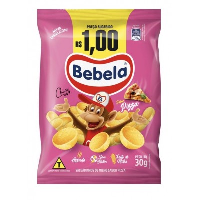 SALGADINHO BEBELA PIZZA 30G