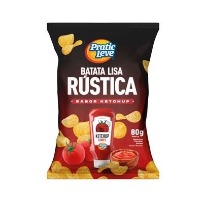 Batata Pratic Leve Rustica Ketchup 80gr