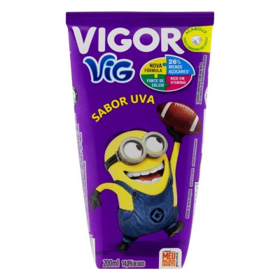 Suco Vigor Minions Uva 200ml