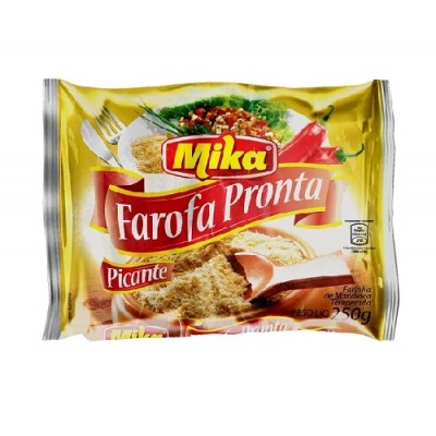 Farofa Temperada Mika Picante 500gr