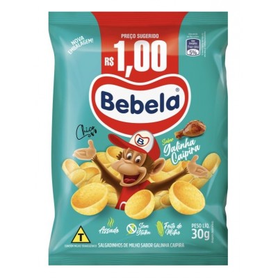 SALGADINHO BEBELA GALINHA CAIPIRA 30G