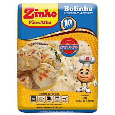 PAO DE ALHO ZINHO BOLINHA C/CATUPIR 300G