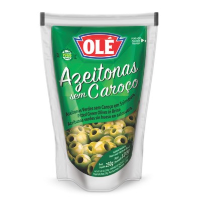 Azeitonas Verdes S/Caroço Olé Sache 120g