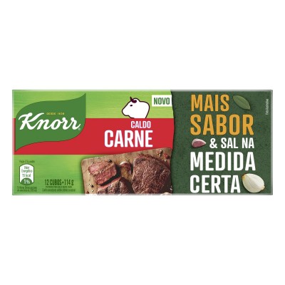 Caldo Tablete Carne Knorr Caixa 114g 12 Unidades