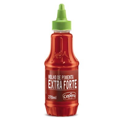 Molho De Pimenta Vermelha Extra Forte Cepêra 270ml